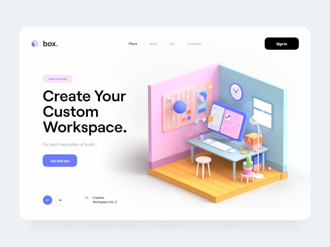 create a 3d interactive website using threejs, r3f and gsap
