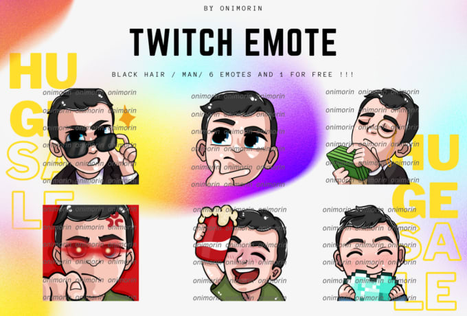 Draw unique emote for you by Onimorin | Fiverr