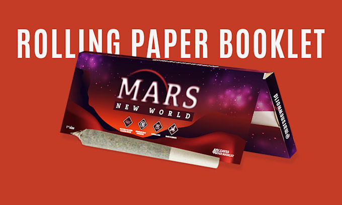 design custom rolling paper packaging, hemp boxes, or smoking accessories