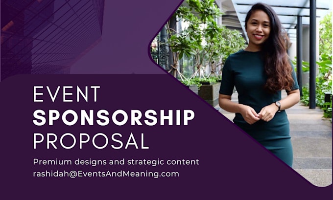 write and design an impressive event sponsorship proposal