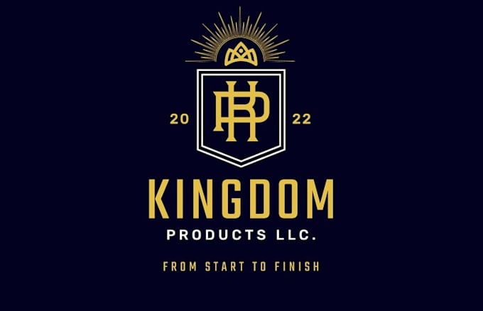 god glory heaven earth logo design