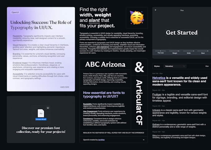 design and prototype a website or landing page
