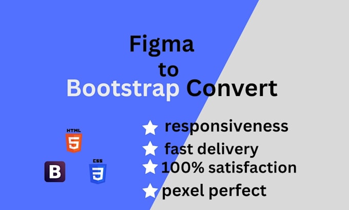 Convert figma to a bootstrap homepage by Tanjinaesha | Fiverr