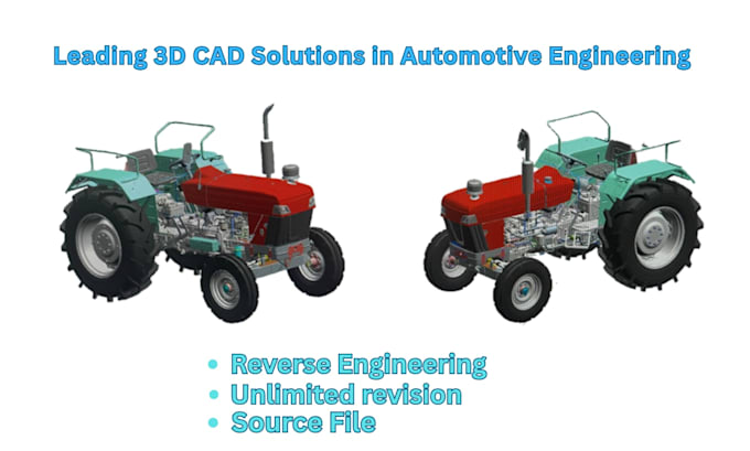 do 3d modeling, product design and 3d design automotive