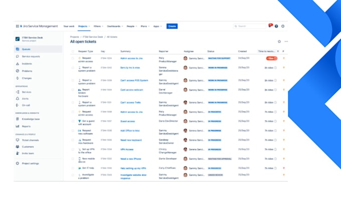 administer jira service management