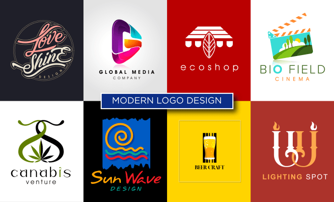 design unique modern logo design in 24 hours