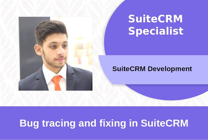 do bug fixing in suitecrm