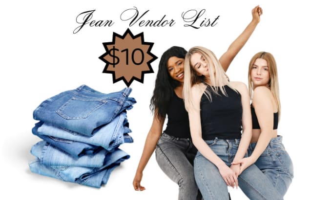 Wholesale discount jean vendors