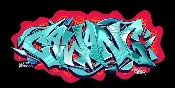make design hand graffiti unique