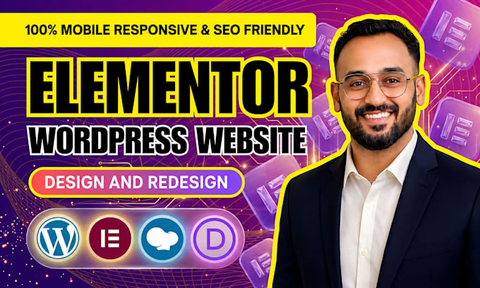 design, redesign, clone wordpress websites as elementor expert