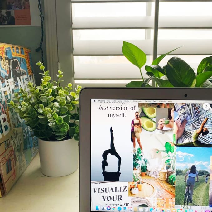 design personalized vision board to achieve your dreams
