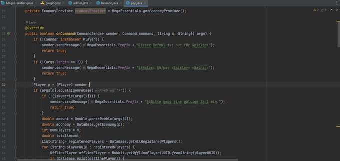 Code a minecraft java plugin for you by Levin_terro | Fiverr