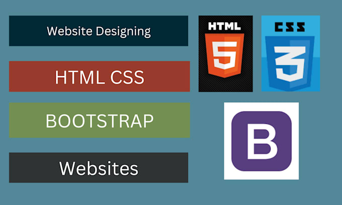 Create a responsive website using html, css and bootstrap by ...