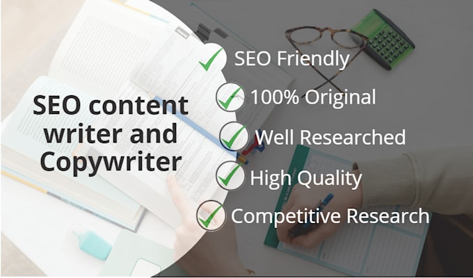be your SEO content writer and copywriter