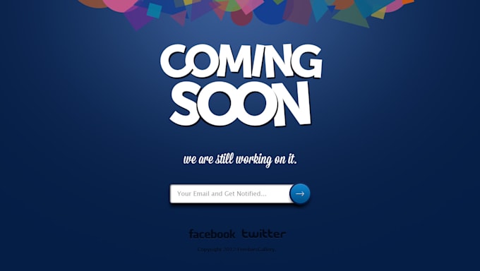 Create and upload a coming soon page by Brettmitchel | Fiverr