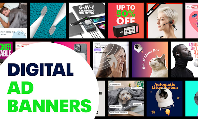 make catchy digital ad banners