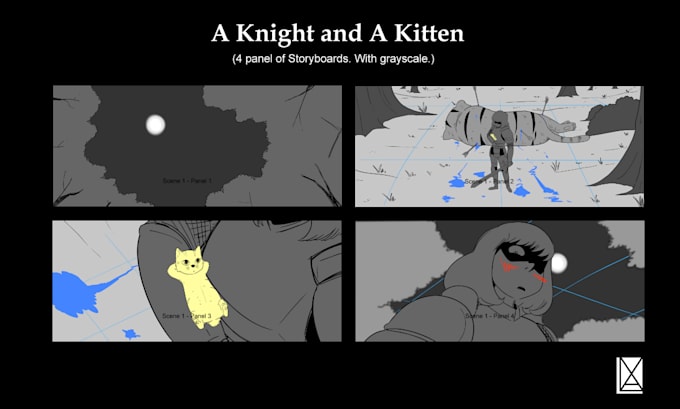 make professional storyboard or animatic for you