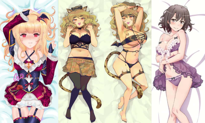 Anime body outlet pillow sfw