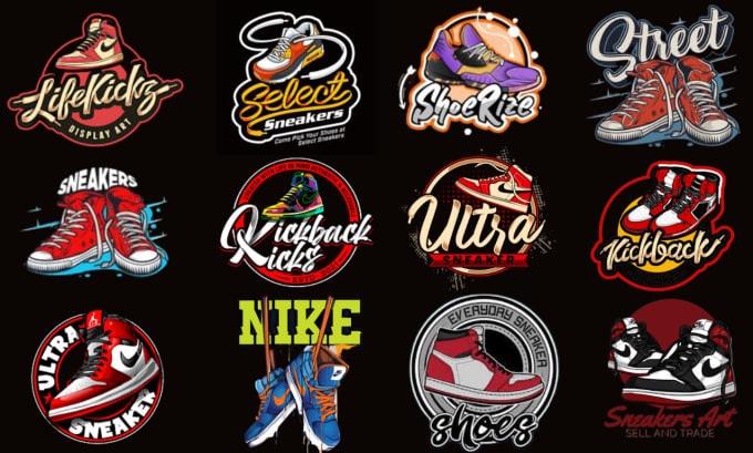 cr er un logo de votre marque de chaussures ou d un magasin de chaussures de baskets
