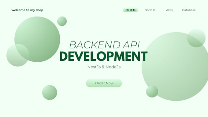 develop fast and reliable backend apis using nodejs and nestjs