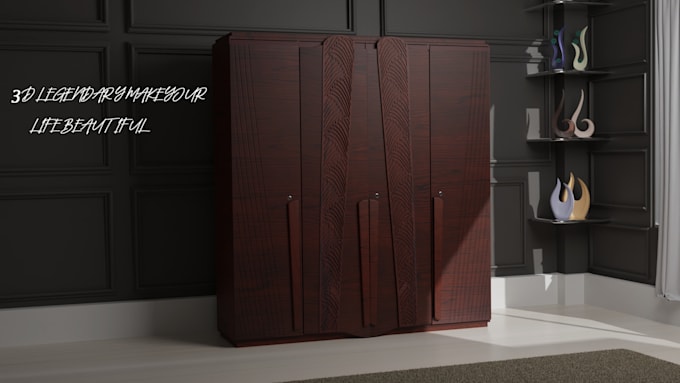 do 3d realistic furniture design