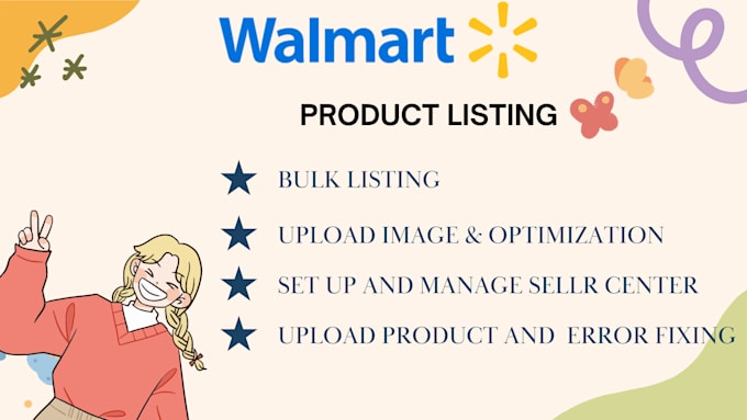 do product listing on walmart