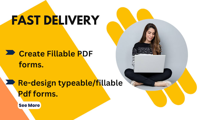 Professionally create fillable pdf form by Tushibala | Fiverr