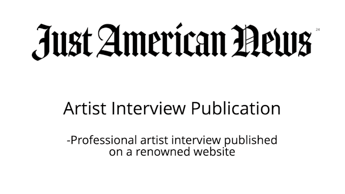 publish artist interviews to spotlight artist work on our website