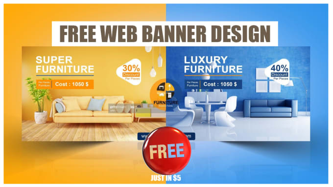 create 3 web site banner ad free