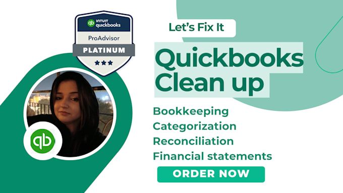 do quickbooks clean up, setup and reconciliation for your books
