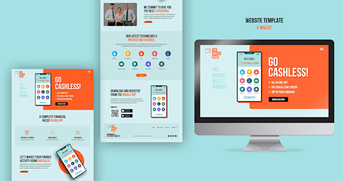 Do mobile app ui, website ui design, landing page, ui ux design in ...