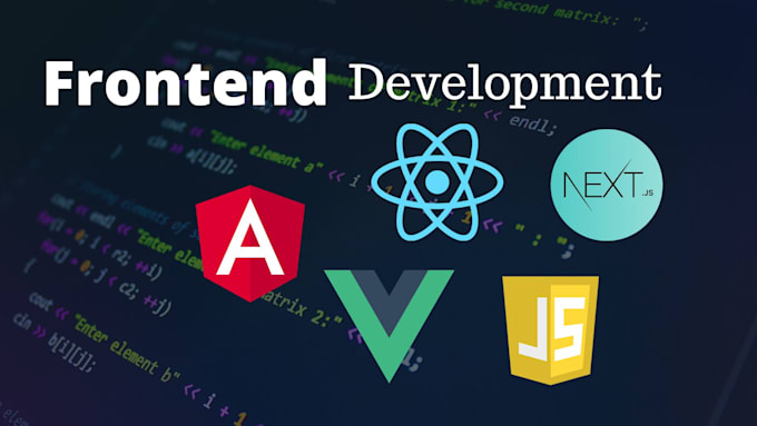 be your professional front end web developer with  reactj angular javascrip