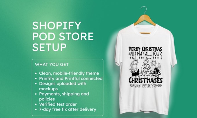 create shopify print on demand store with printify and printful