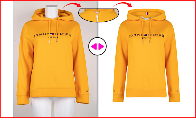 do ghost mannequin, wrinkle remove and neck joint service