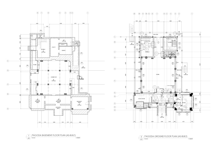 draw or redraw any 2d plans in autocad, fast and detailed