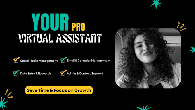 be your dedicated virtual assistant in arabic and english