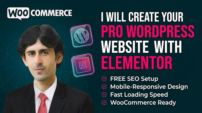 create wordpress website with elementor