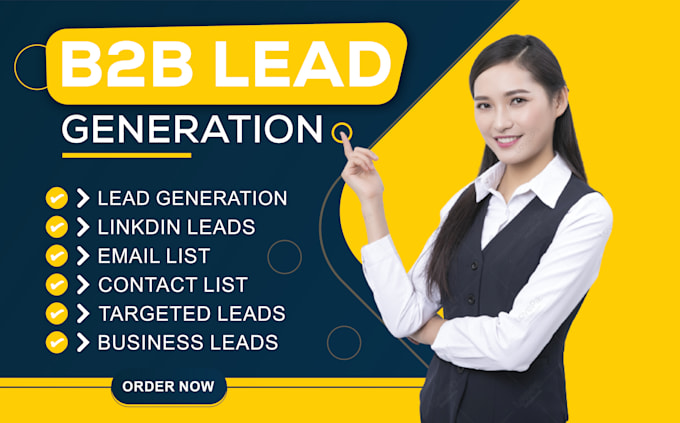 do b2b liead generation email and contact info research