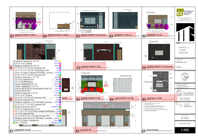 do material takeoff millwork