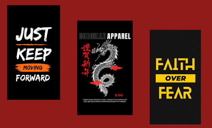 do custom t shirt and merchandise logo design