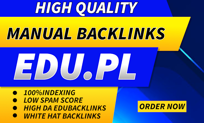 create high authority education backlinks for SEO ranking