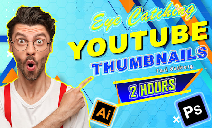 design catchy youtube thumbnail