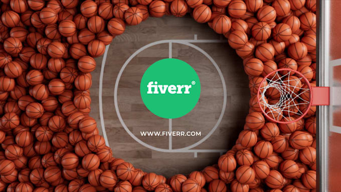 Make basketball court logo reveal video in full hd in 24 hours by