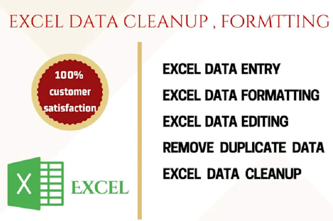Do data cleaning, formatting, and transformation specialist by ...