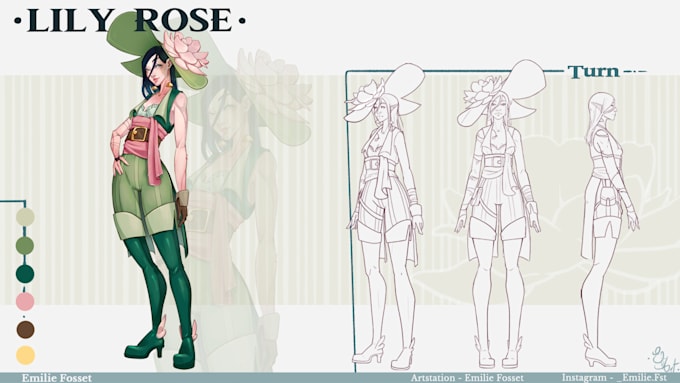 do a character sheet for you
