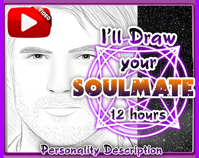Draw your soulmate or twin flame with psychic reading by Solver09 Fiverr