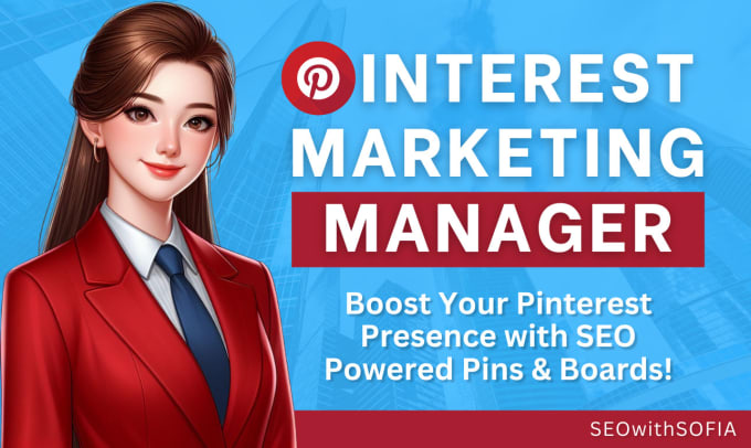 manage your pinterest account with SEO optimized pins and boards