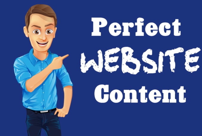 write professional website content