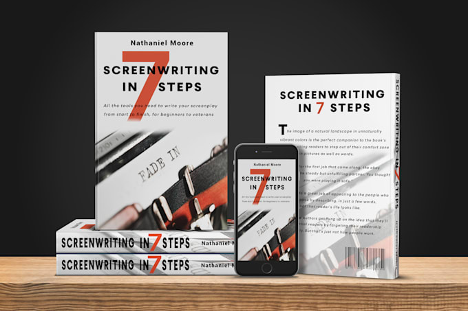 create unique book cover design
