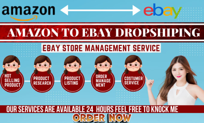 be your ebay or amazon dropshipping store manager virtual assistant